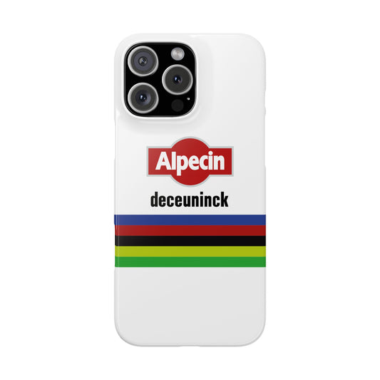 Snap Case Cycling Goats Mathieu van der Poel 2024 World Champion Rainbow Jersey