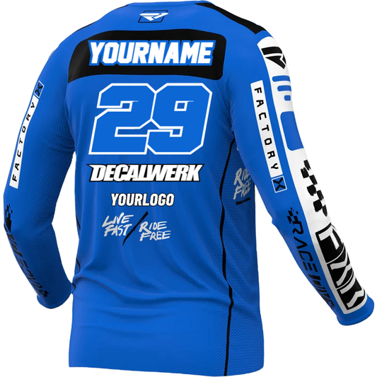 Jersey Print für FXR PODIUM GLADIATOR BLUE BLACK 2024 ID-TOOL