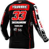 Jersey Print für FXR PODIUM GLADIATOR BLACK RED 2024 ID-TOOL