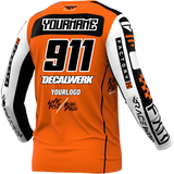 Jersey Print für FXR PODIUM GLADIATOR ORANGE BLACK 2024 ID-TOOL