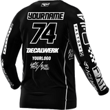 Jersey Print für FXR PODIUM GLADIATOR GLADIATOR BLACK WHITE 2024 ID-TOOL