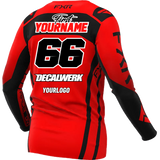 Jersey Print für FXR CONTENDER CONTENDER RED BLACK 2024 ID-TOOL