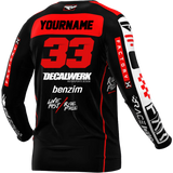 Jersey Print für FXR PODIUM GLADIATOR BLACK RED 2024 ID-TOOL