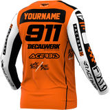 Jersey Print für FXR PODIUM GLADIATOR ORANGE BLACK 2024 ID-TOOL