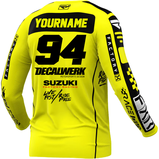 Jersey Print für FXR PODIUM GLADIATOR YELLOW BLACK 2024 ID-TOOL