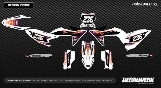 HUES passend für KTM - MX Graphic Kit