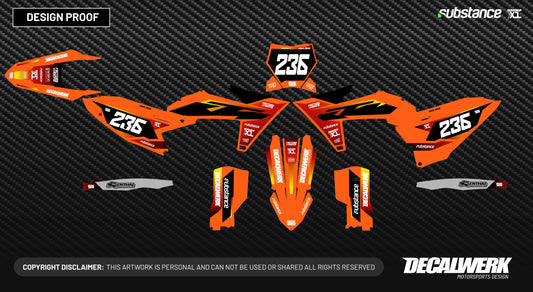 HUES 4 passend für KTM - MX Graphic Kit