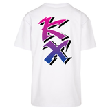 Oversize T-Shirt RIDER-ID White 240gr Loose fit KX-Retro