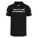 Polo Shirt "DAS LOCH - MSC GREVENBROICH" Black