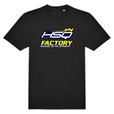 T-Shirt RIDER-ID Black 220gr Regular fit HSQ-one