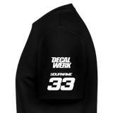 T-Shirt RIDER-ID Black 220gr Regular fit HSQ-one