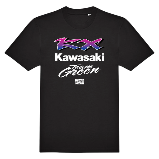 T-Shirt RIDER-ID Black 220gr Regular fit KX-Retro