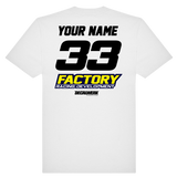 T-Shirt RIDER-ID White 220gr Regular fit HSQ-one