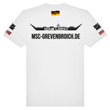 T-Shirt "DAS LOCH - MSC GREVENBROICH" White