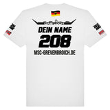 T-Shirt "DAS LOCH - MSC GREVENBROICH" RIDER-ID White