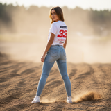 T-Shirt RIDER-ID White 220gr Regular fit Racetech-one