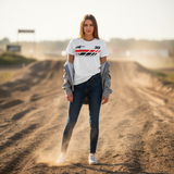 T-Shirt RIDER-ID White 220gr Regular fit Racetech-one