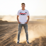 T-Shirt RIDER-ID White 220gr Regular fit Racetech-one