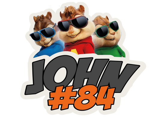 Buttpatch "CHIPMUNK JOHN #84"