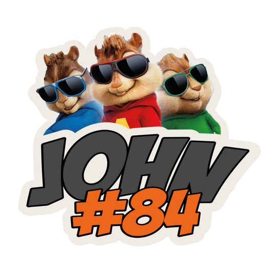 Buttpatch "CHIPMUNK JOHN #84"
