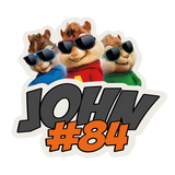 Buttpatch "CHIPMUNK JOHN #84"