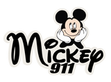 Buttpatch "MICKEY #911"