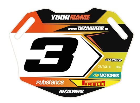 Pitboard "TOMAC EDITION SUNSET"