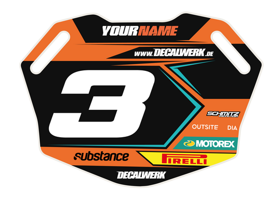 Pitboard "TOMAC EDITION ORANGE"
