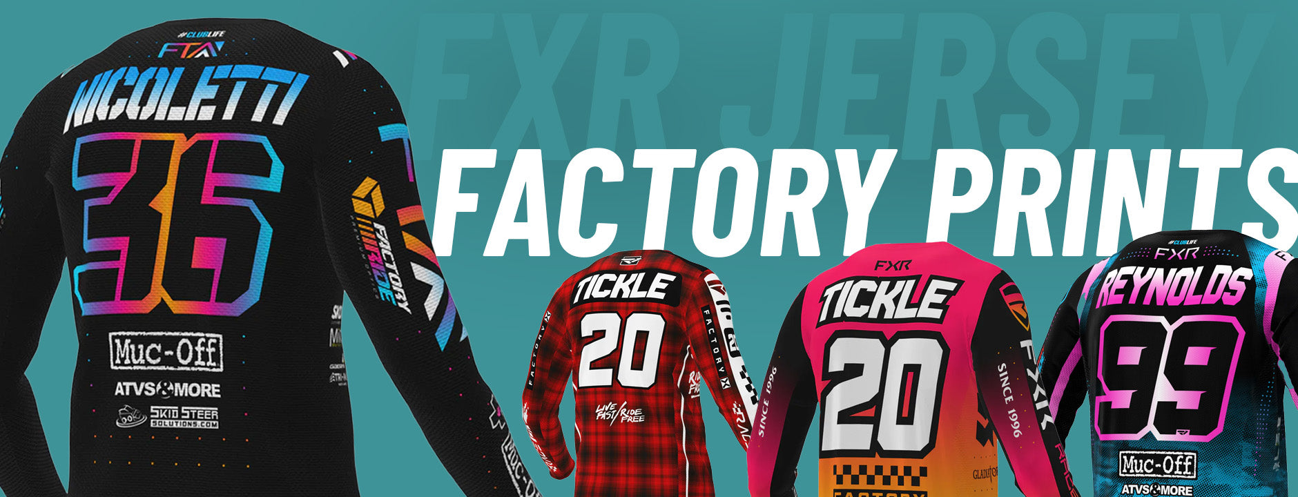 FXR Jersey Prints by DECALWERK