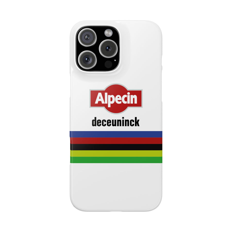 Snap Case Cycling Goats Mathieu van der Poel 2024 World Champion Rainbow Jersey