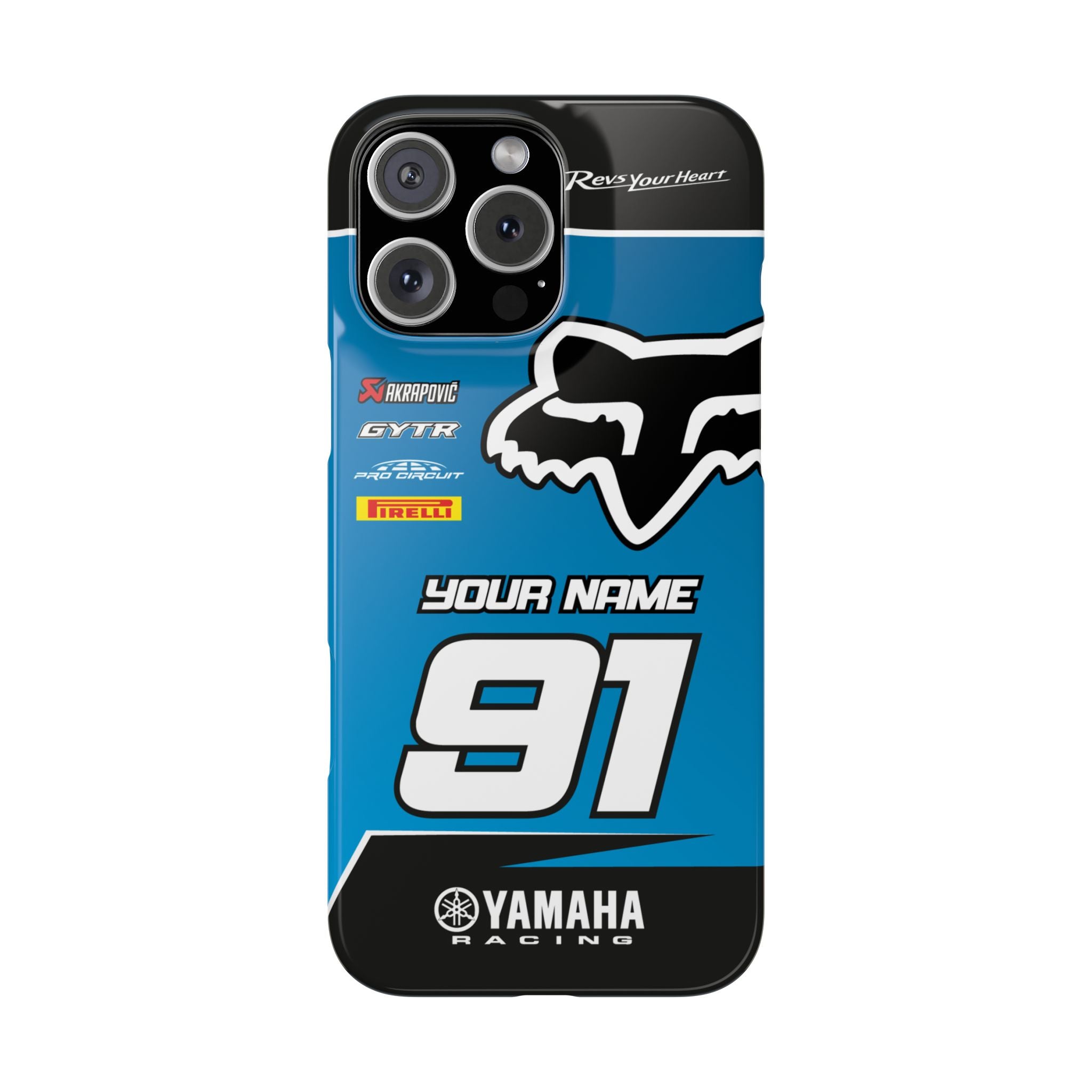 Snap Case Custom MX-Series Yamaha Fox Throttle