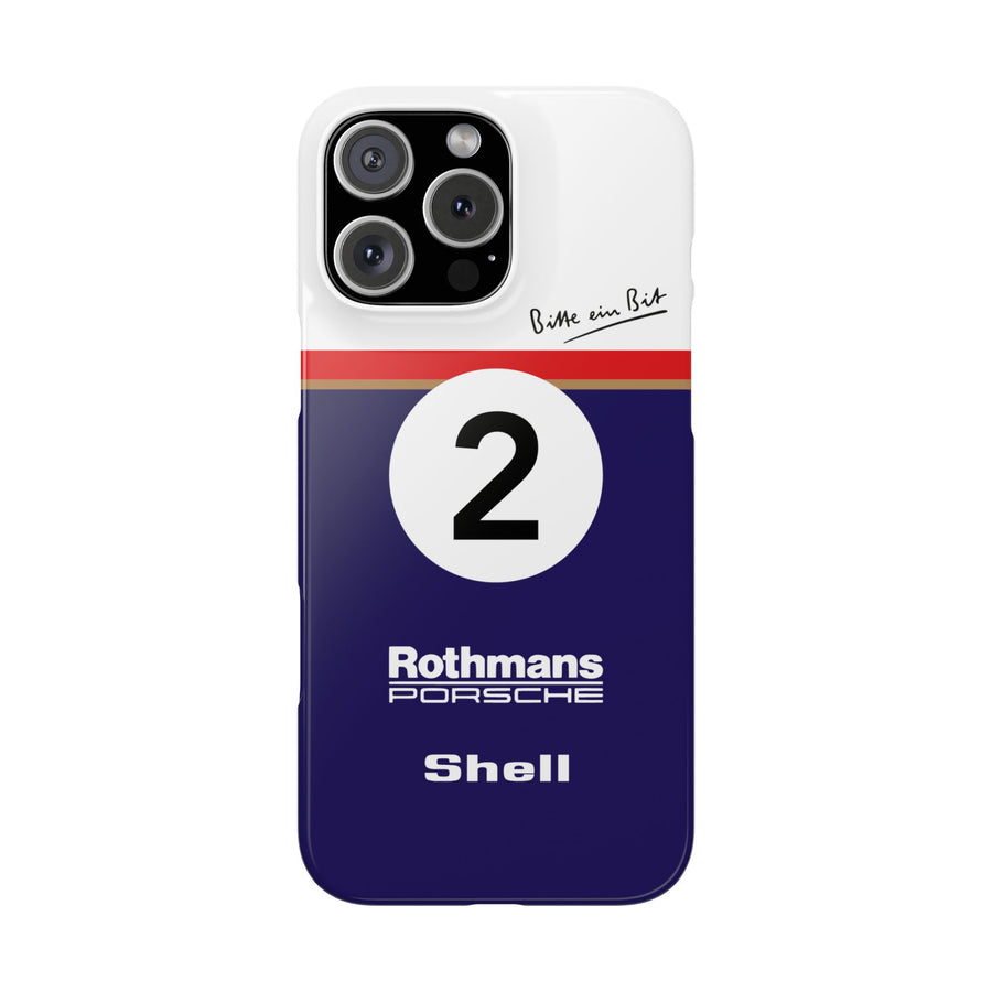 Snap Case 956k #2 Bellof Rekordrunde Nordschleife 1983 Livery two
