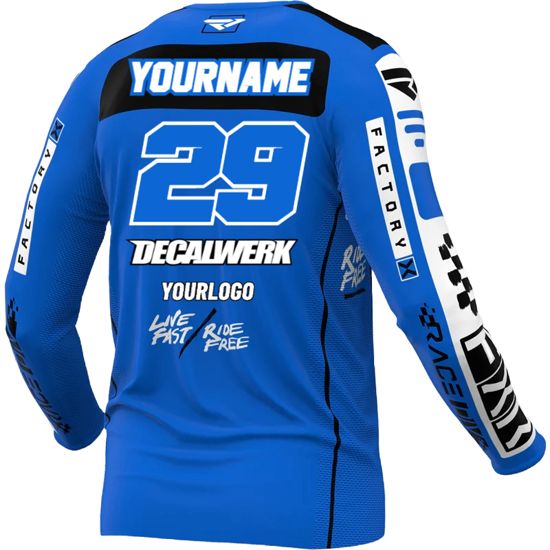 Jersey Print für FXR PODIUM GLADIATOR BLUE BLACK 2024 ID-TOOL