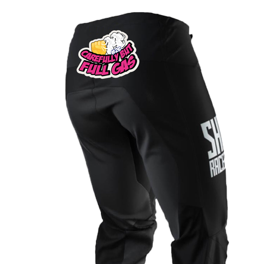 Buttpatch "CAREFULLY BUT FULL GAS"