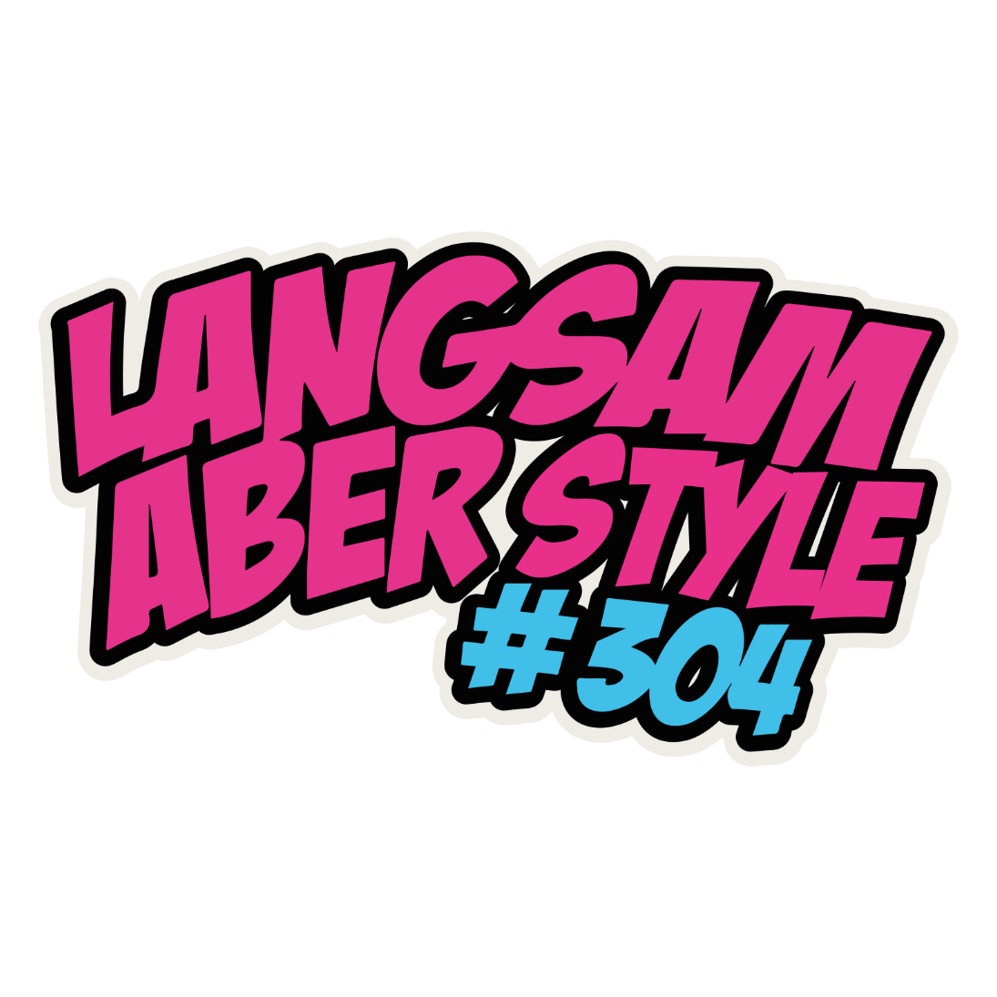 Buttpatch "LANGSAM ABER STYLE"
