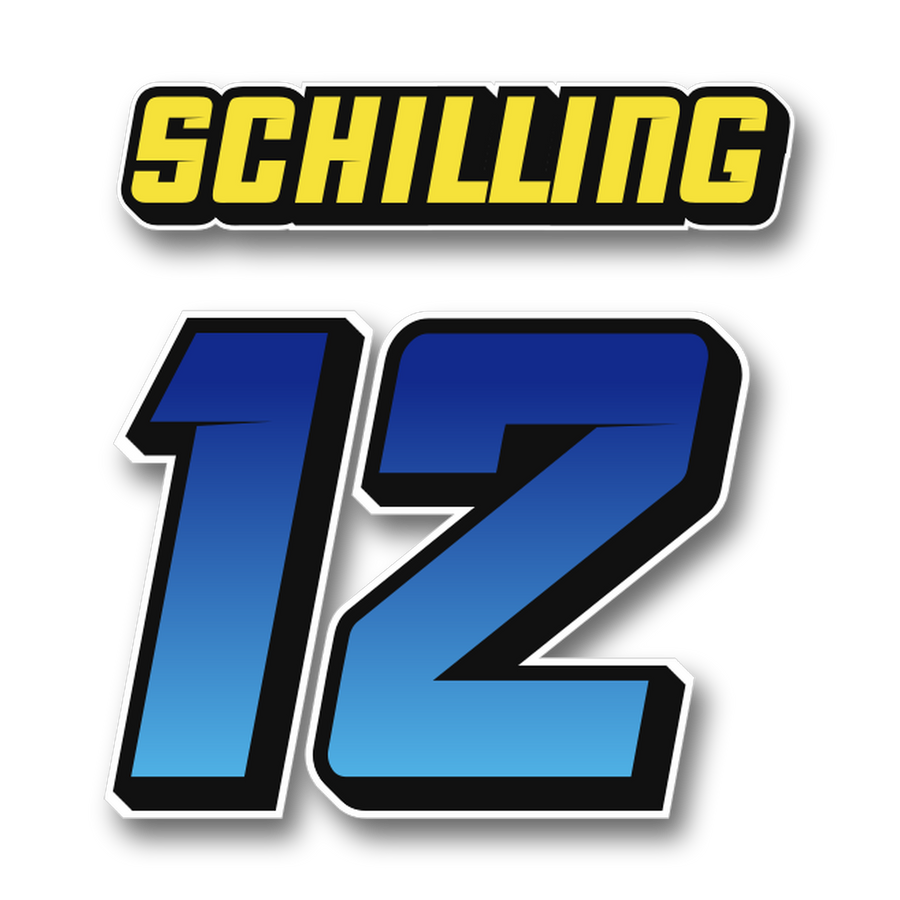 Custom MX Jersey Print „Deep Blue“ – Yamaha Blue / Black zum Aufbügeln