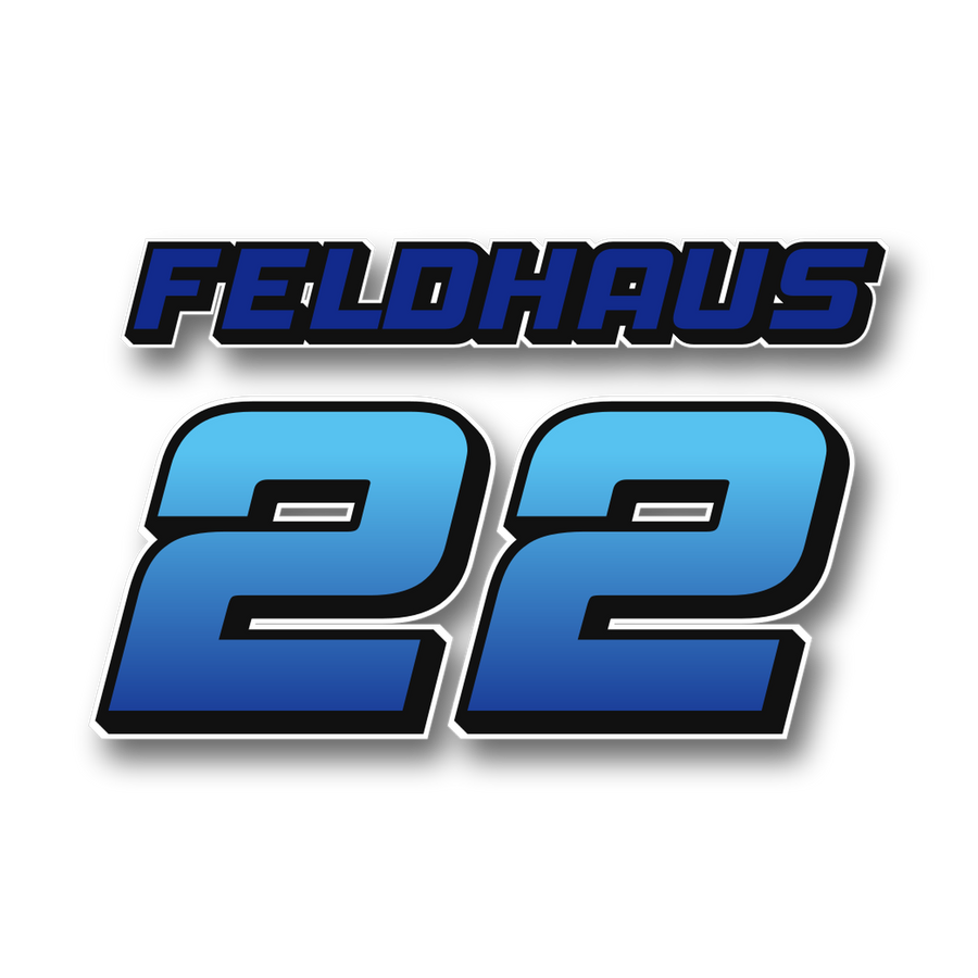 Custom MX Jersey Print „Ice Blue“ – Light Blue / Black zum Aufbügeln