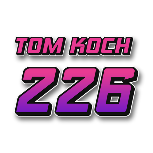 Hot Pink Custom MX Jersey Print in Pink / Black von DECALWERK