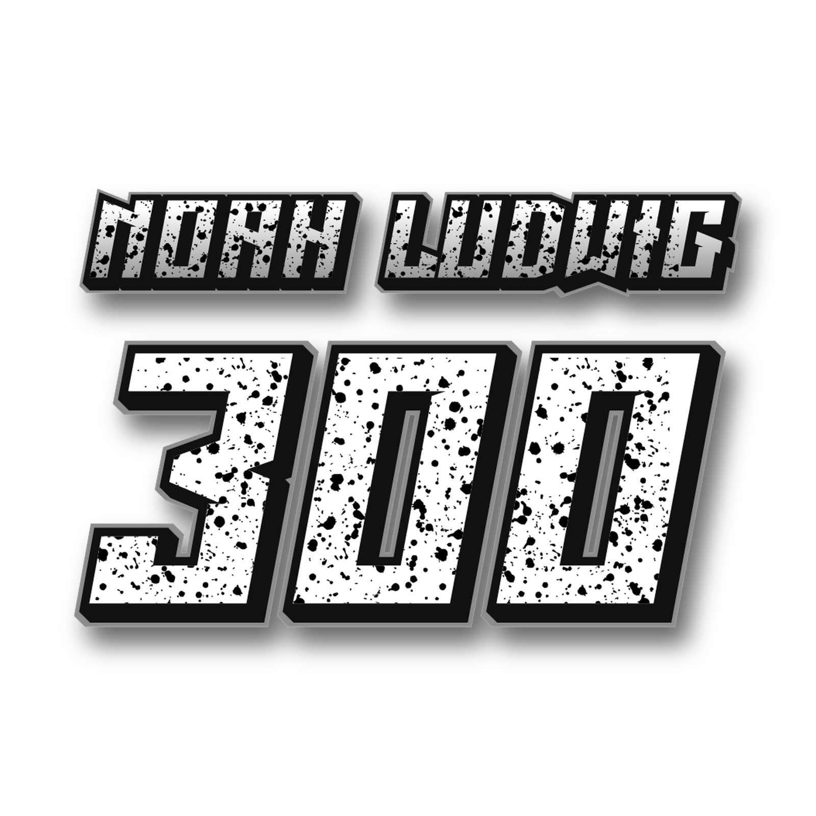 Whiteout Custom MX Jersey Print in White / Black von DECALWERK