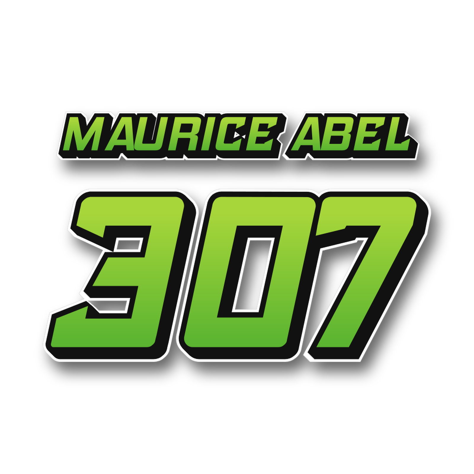 Toxic Green Custom MX Jersey Print in Lime Green / Black von DECALWERK