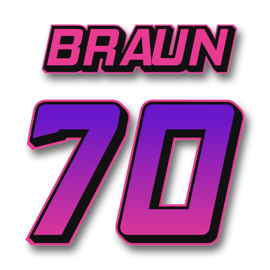 Custom MX Jersey Print „Ultraviolet“ – Purple / Black zum Aufbügeln