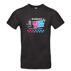 T-Shirt "DECALWERK RACE PINK-LIGHTBLUE"