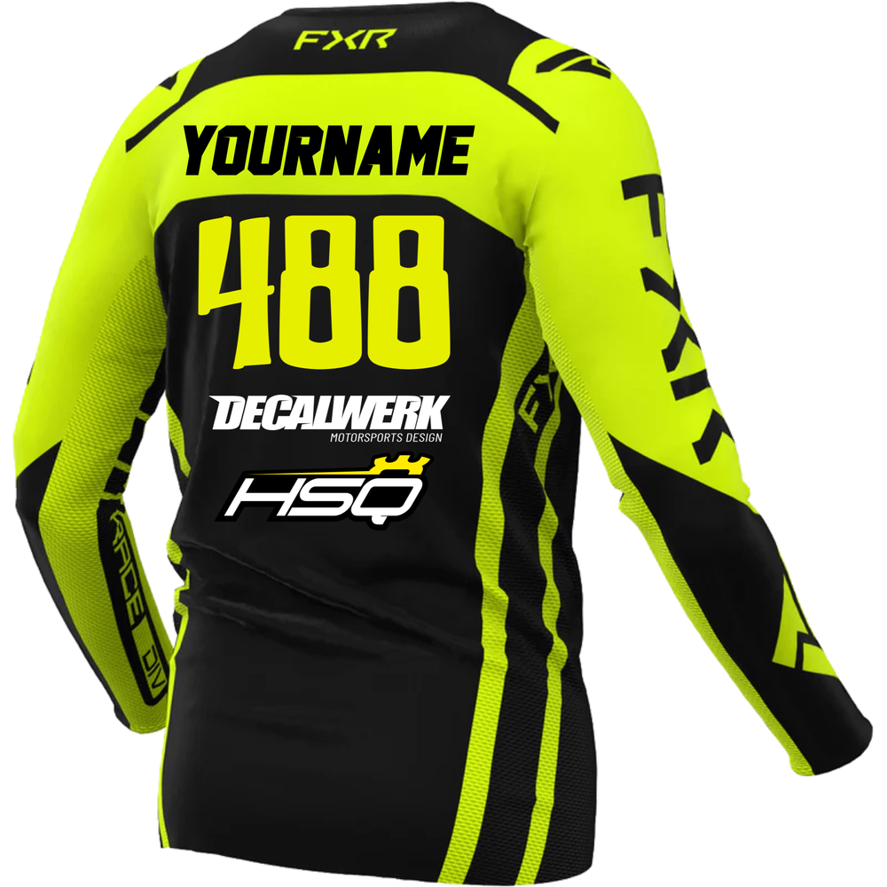 Jersey Print für FXR CONTENDER BLACK HIVIS 2024 ID-TOOL