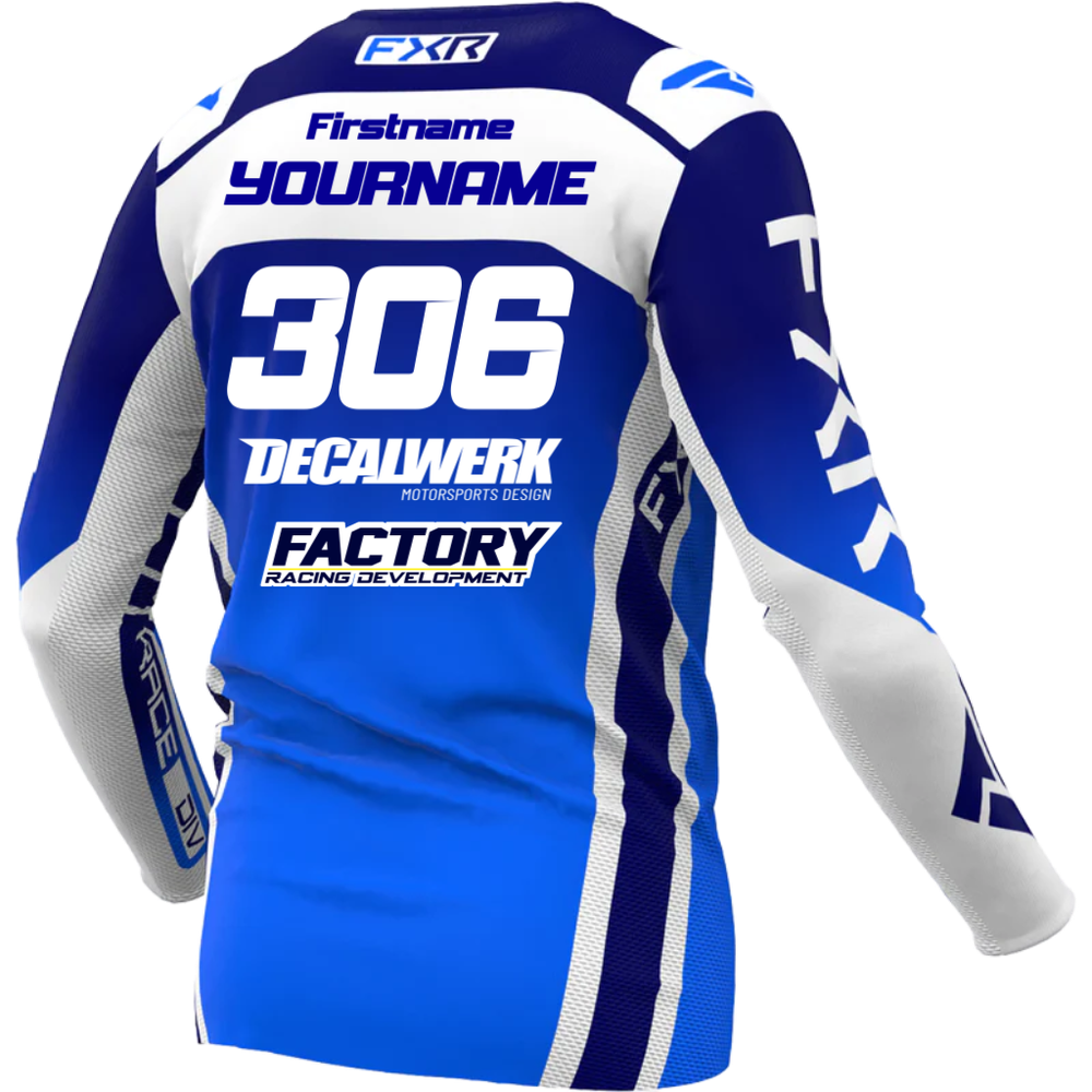 Jersey Print für FXR CONTENDER CONTENDER NAVY BLUE 2024 ID-TOOL