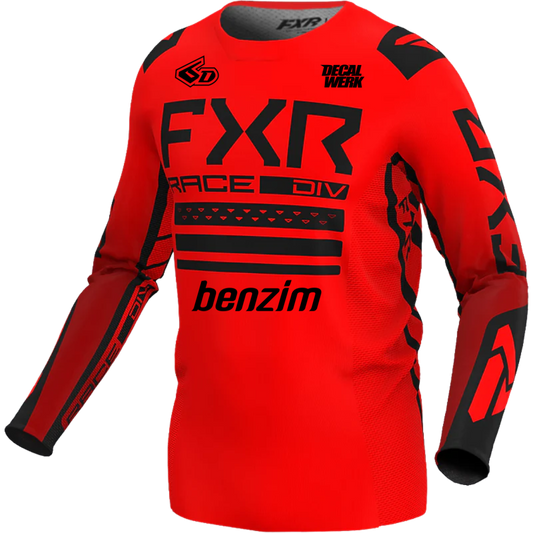 Jersey Print für FXR CONTENDER CONTENDER RED BLACK 2024 ID-TOOL