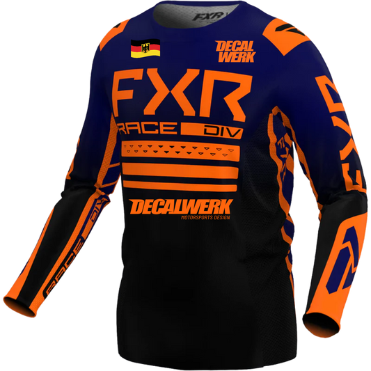 Jersey Print für FXR CONTENDER MIDNIGHT ORANGE 2024 ID-TOOL