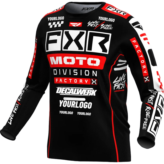 Jersey Print für FXR PODIUM GLADIATOR BLACK RED 2024 ID-TOOL