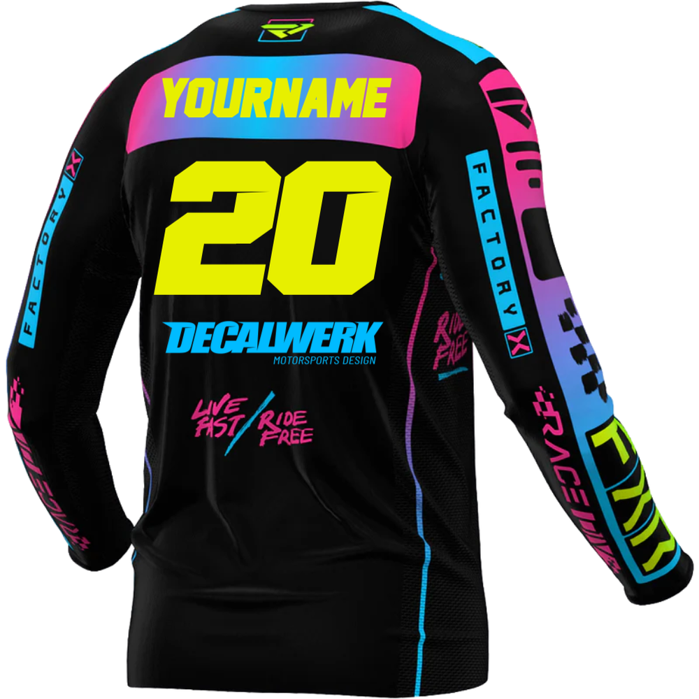 Jersey Print für FXR PODIUM GLADIATOR BLACK CANDY 2024 ID-TOOL