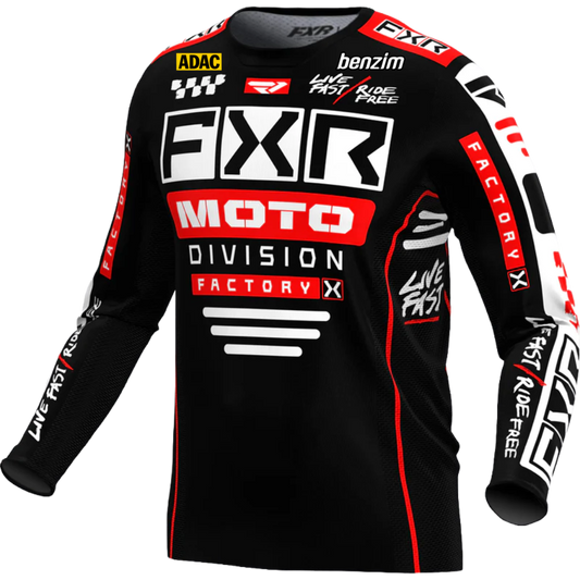Jersey Print für FXR PODIUM GLADIATOR BLACK RED 2024 ID-TOOL