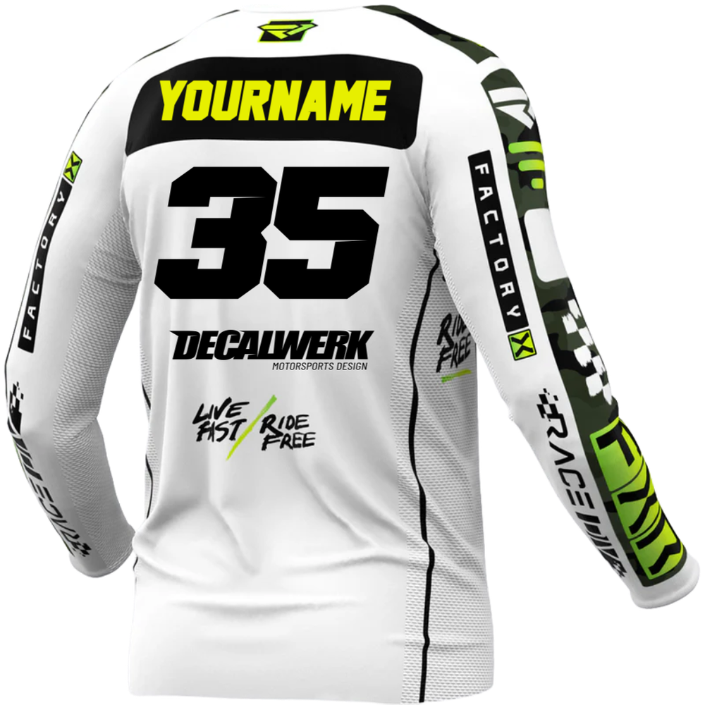 Jersey Print für FXR PODIUM GLADIATOR CAMO WHITE 2024 ID-TOOL
